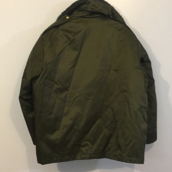 Eureka Fireproof Mens Green Coat size 52 Zip Front Zipout lining Warm industrial - Picture 5 of 7